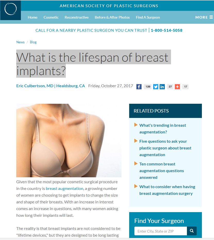 Silicone vs saline breast implants  American Society of Plastic Surgeons
